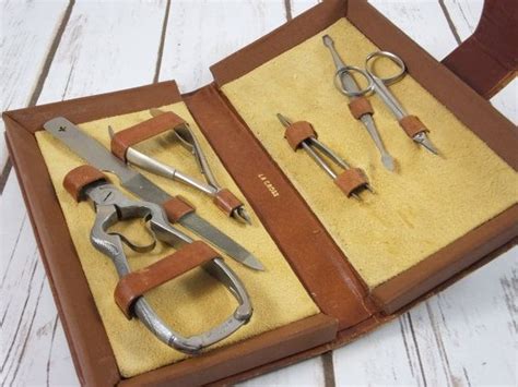 Vintage La Cross Nail Trimming Kit Manicure By Vintagetreasureden
