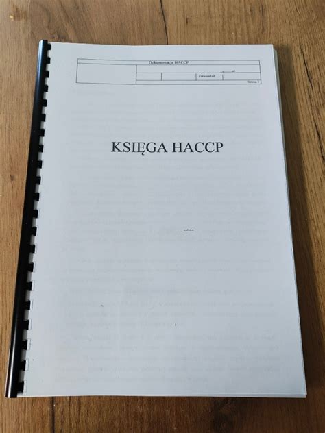 Księga HACCP GHP GMP przyczepa gastronomiczna realizacja 72 godziny