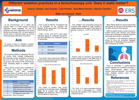 (PDF) Different sedation practices in a bronchoscopy unit. Does it really matter?