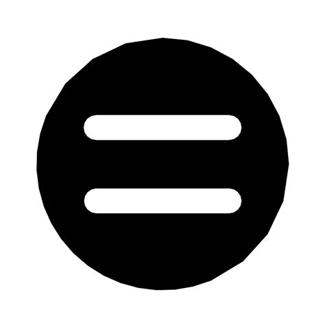 Equal Round Vector Svg Icon Svg Repo