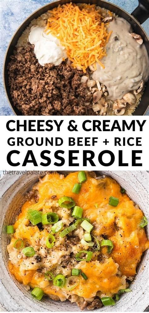 Ground Beef Rice Casserole Beef Casserole Recipes Ground Beef