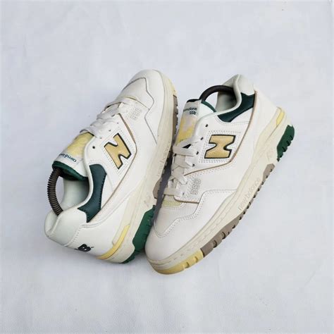 New Balance Aime Leon Dore Natural Green Yellow Second Original