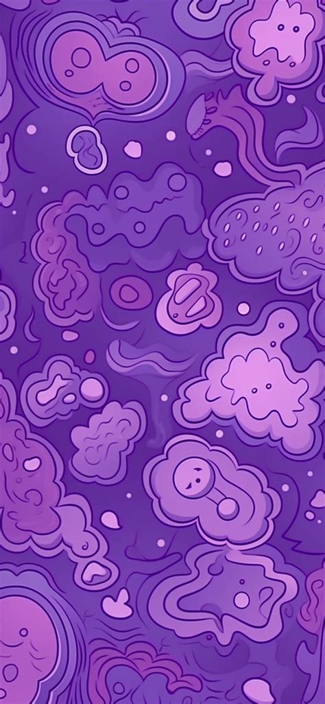 Doodle Purple Wallpapers Cool Purple Wallpapers For Iphone K