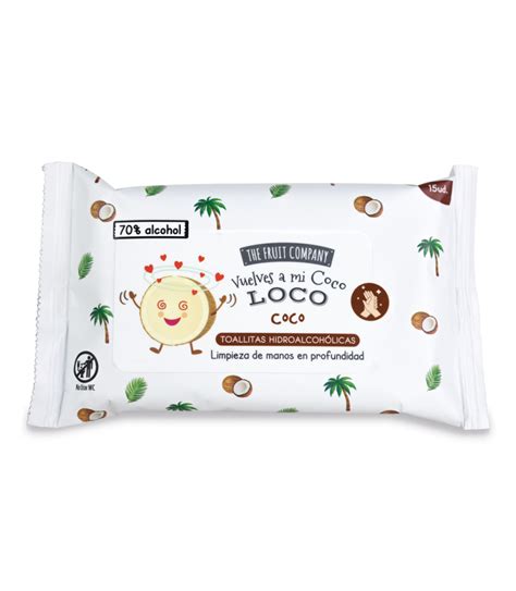 Lingettes Multi Usage Mains Visage Wc The Fruit Company Coco