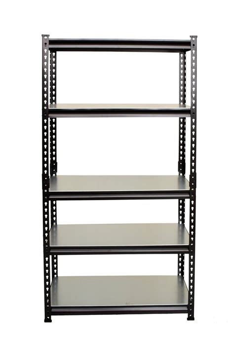 Mild Steel Boltless Rivet Storage Rack GI Metal Shelves Adjustable