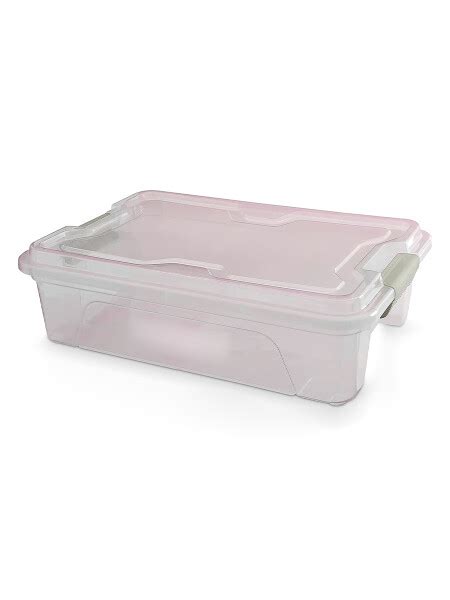 Caja Organizadora Plastica Lts Gris Guapa