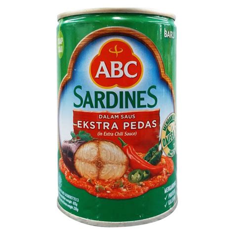 Jual ABC Sardines Extra Hot 425 Gr Shopee Indonesia