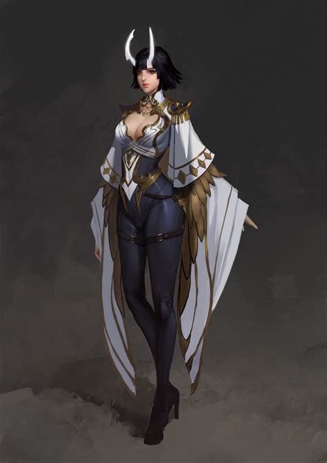 Artstation 白龙女 练习 Jsyyy Character Design Female Character Concept Female Character Design