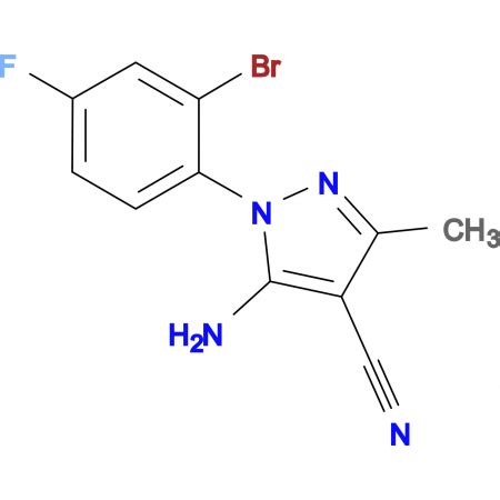 Amino Bromo Fluoro Phenyl Methyl H Pyrazole Carbonitrile