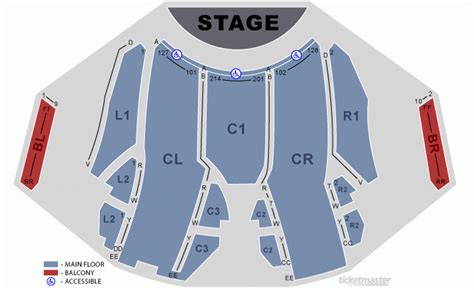 Chandler Center Of The Arts Seating Chart Center Seating Chart