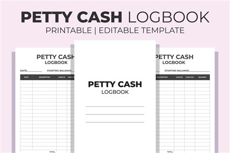 Petty Cash Logbook 20143701 Vector Art At Vecteezy