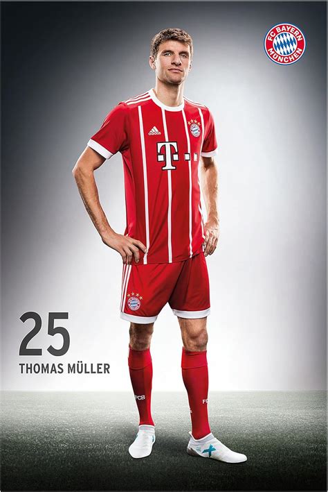 FC Bayern München Thomas Müller Plakat Poster Spielerposter 61 x