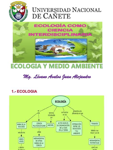 Diapositivas De Ecologia Y Medio Ambiente Pdf Ecología Vida