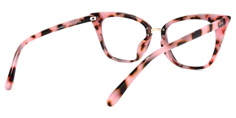 Tacita Cat Eye Pink Tortoise Eyeglasses Vooglam