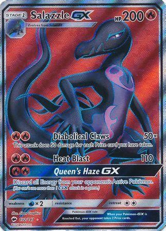 Salazzle Gx Full Art Ultra Rare Playset