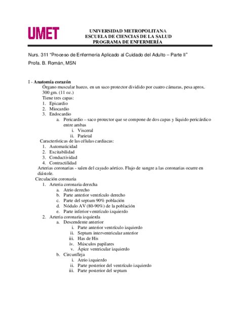 Pdf Universidad Metropolitana Escuela De Ciencias De La Salud