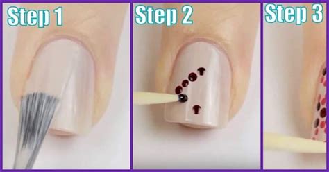 Using toothpick for nail art