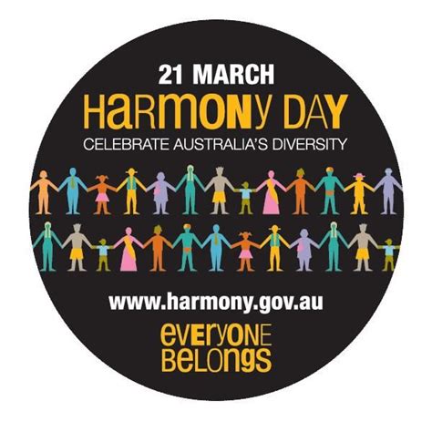 Harmony Day March 21st