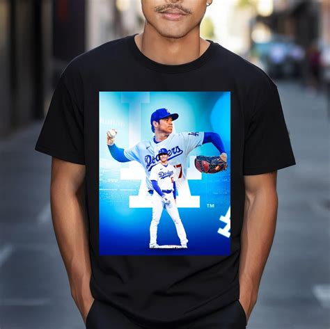 Shohei Ohtani Los Angeles Dodgers Vintage Shirt La Dodgers Etsy Uk