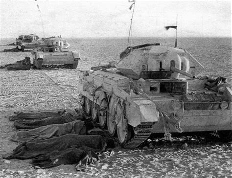 Some British Tankers Resting In The Shade Of Their Crusader Tanks In North Africa R Tankporn