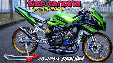 MODIFIKASI NINJA RR MINIMALIS STYLE SIMPEL BIKIN NGILER YouTube