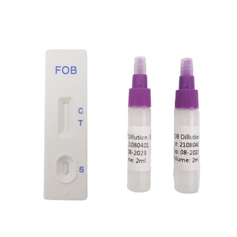 Fecal Occult Blood FOB Test Strip One Step Test Fob Rapid Test Kit