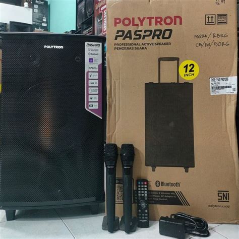 Speaker Portabel Polytron Pas Pro F Inci