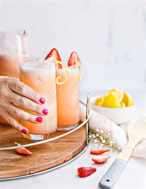 The Best Fresh Strawberry Lemonade Recipe Summertime Favorite Good