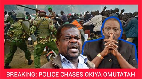 OKIYAH OMUTATAH Life At RISKRUTO S Police CHASES OKIYA In KISII After