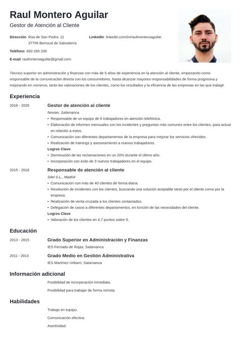 Estructura de un curriculum vitae cómo ordenar el contenido