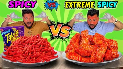 Spicy Vs Extreme Spicy Food Eating Challenge😱 Worlds Spiciest Food Challenge🔥 Youtube