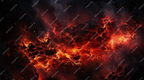 Premium Ai Image Captivating Lava Wallpaper Fiery Beauty And Volcanic