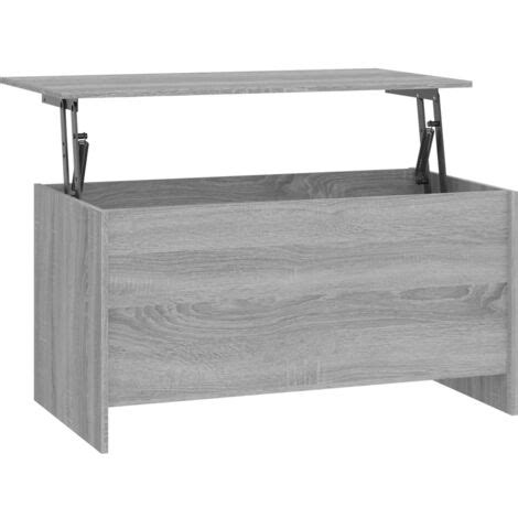 Table Basse Sonoma Gris X X Cm Bois D Ing Nierie Table