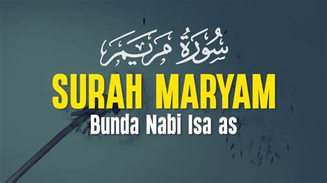 Surah Maryam Dengan Suara Indah Membuat Hati Tenang