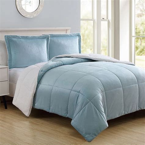 VCNY Micromink Sherpa Reversible Comforter Set