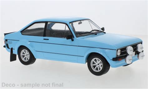 Miniature Ford Escort Ixo Mkii Rs Bleu Clair D Corer