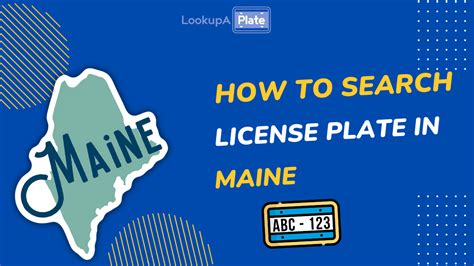 Maine License Plate Lookup: Report a ME Plate (Free Search)