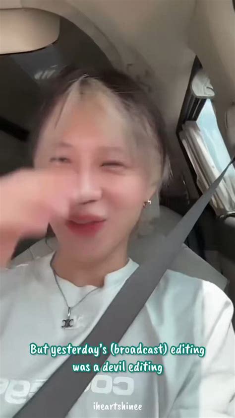 Plai On Twitter Rt Iheartshinee Taemin Instagram Live Eng