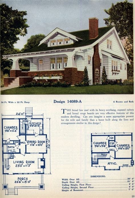 Beautiful Vintage Home Designs Floor Plans From The S Click