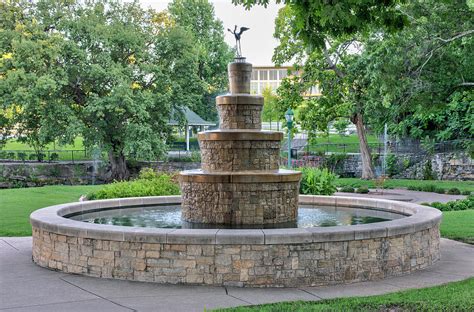 Siloam Springs Fountain Photograph By Tony Colvin Fine Art America