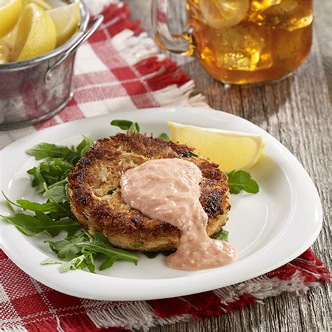 Crab Cakes With Spicy Tomato Mayo Ready Set Eat