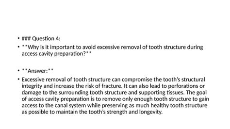 Endo Access Cavity Preparation Molarspptx