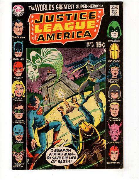 Justice League Of America Id Comic Books Bronze