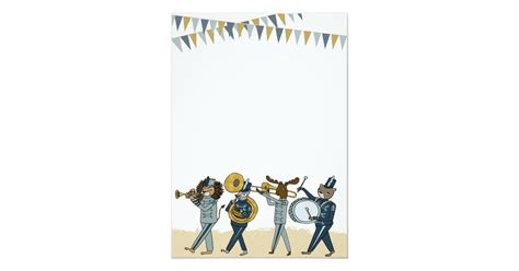 Birthday Party Marching Band Invitation | Zazzle.com