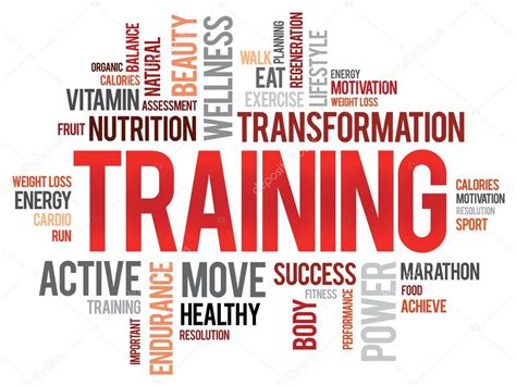 Training Word Cloud Stock Vector Image By ©dizanna 66879203