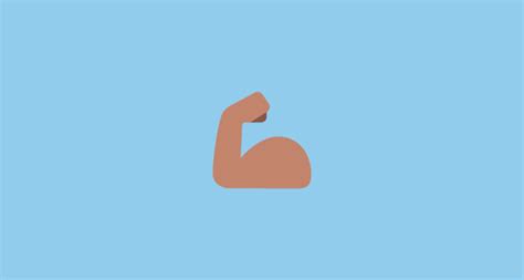 💪🏽 Flexed Biceps Medium Skin Tone Emoji On Toss Face 토스페이스 13