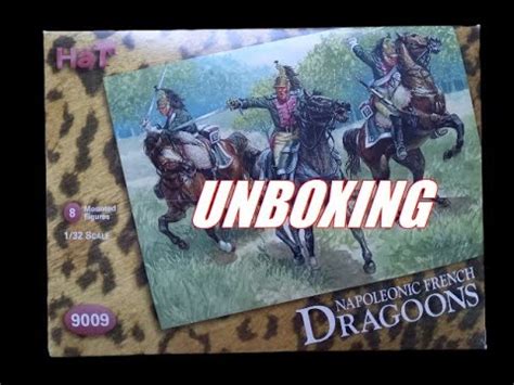 Unboxing boîte de figurines Hät 9009 Dragons Français Napoléoniens à