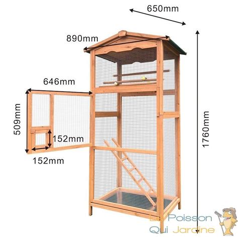 Voli Re En Bois Avec Perchoirs Pour Oiseaux Id Ale Pour L Levage Et