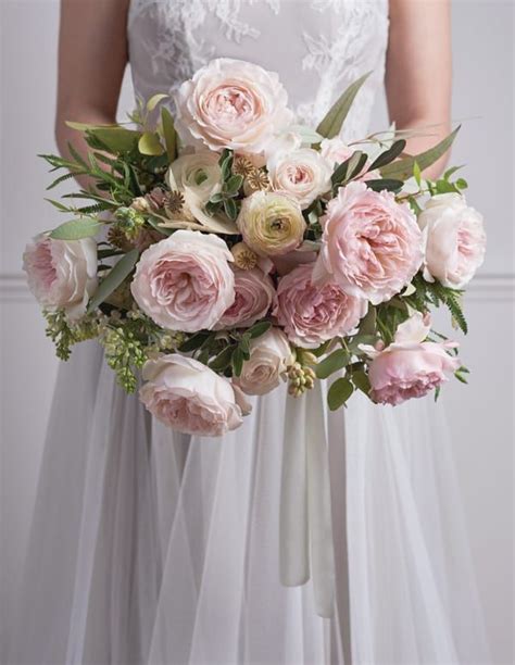 Breath Taking Bridal Bouquets Featuring David Austin Roses Vintage