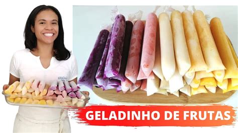 Receitas De Geladinho De Frutas Para O Ver O Geladinho De Frutas